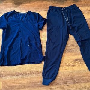 Women’s navy blue scrubs